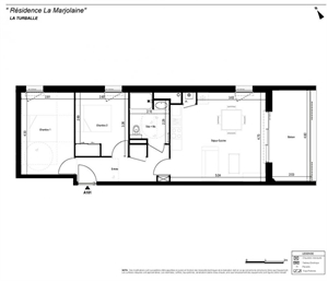 t3 à la vente -   44420  LA TURBALLE, surface 57 m2 vente t3 - UBI421881001